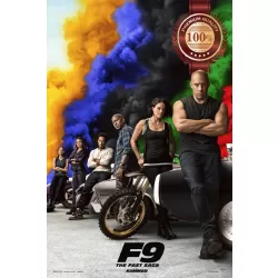FAST &amp; FURIOUS F9 TEASER ORIGINAL OFFICIAL CINEMA MOVIE PRINT PREMIUM POSTER