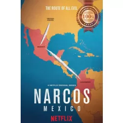 NARCOS MEXICO MAP 2020 SEASON 2 SERIES TV SHOW ORIGINAL PRINT PREMIUM POSTER