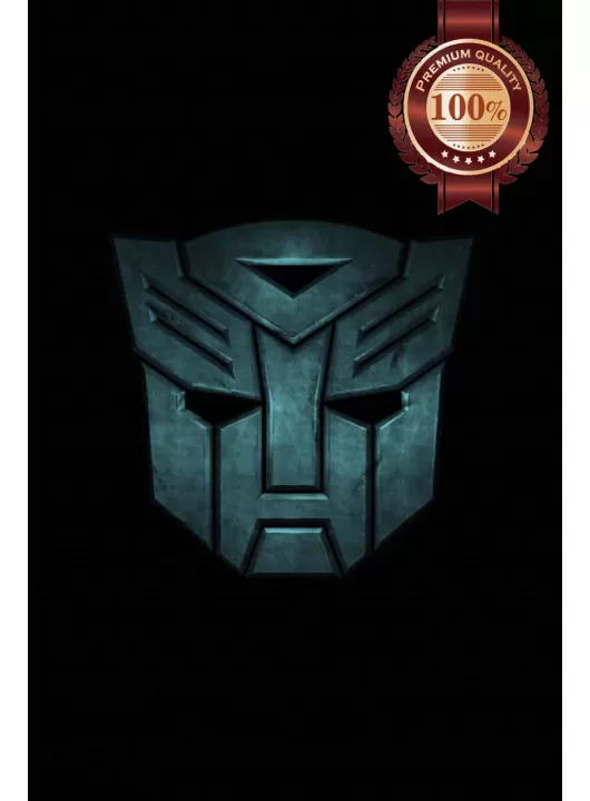 AUTOBOTS LOGO FACE TRANSFORMERS OFFICIAL ORIGINAL MOVIE PRINT PREMIUM POSTER