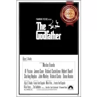 THE GODFATHER 1972 70s LOGO FONT ORIGINAL MOVIE FILM CINEMA PRINT PREMIUM POSTER