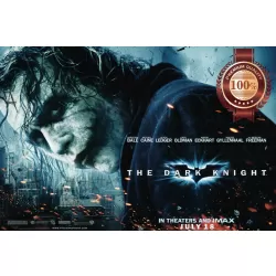 THE JOKER HEATH LEDGER DARK KNIGHT LANDSCAPE BATMAN MOVIE PRINT PREMIUM POSTER