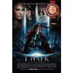 THOR 2011 MARVEL OFFICIAL ORIGINAL CINEMA MOVIE FILM PRINT PREMIUM POSTER
