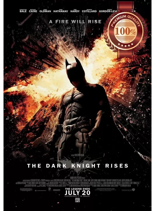BATMAN THE DARK KNIGHT RISES 2012 OFFICIAL ORIGINAL MOVIE PRINT PREMIUM POSTER BATMAN THE DARK KNIGHT RISES 2012 OFFICIAL ORIGINAL MOVIE PRINT PREMIUM POSTER