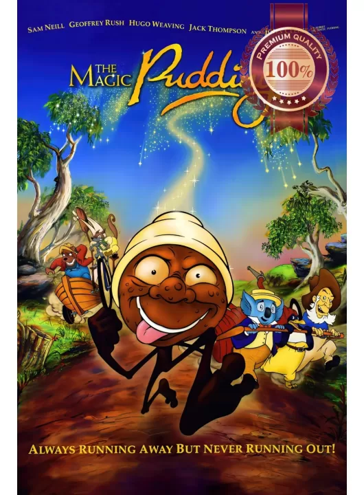 THE MAGIC PUDDING 2000 ORIGINAL AUS CARTOON MOVIE FILM PRINT PREMIUM POSTER THE MAGIC PUDDING 2000 ORIGINAL AUS CARTOON MOVIE FILM PRINT PREMIUM POSTER