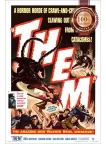 THEM! THEM 1954 50s OFFICIAL ORIGINAL CINEMA FILM MOVIE PRINT PREMIUM POSTER