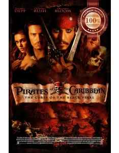 PIRATES OF THE CARIBBEAN CURSE OF THE BLACK PEARL ORIGINAL PRINT PREMIUM POSTER