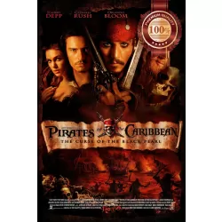 PIRATES OF THE CARIBBEAN CURSE OF THE BLACK PEARL 2003 ORIGINAL PRINT PREMIUM POSTER