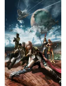 LARGE FINAL FANTASY XIII VIDEO GAME WALL ART PAINTING PICTURE PRINT POSTER