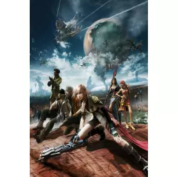 LARGE FINAL FANTASY XIII VIDEO GAME WALL ART PAINTING PICTURE PRINT POSTER