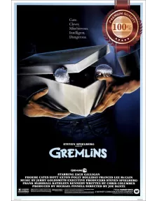 GREMLINS 1984 80s OFFICIAL ORIGINAL CINEMA ART MOVIE FILM PRINT PREMIUM POSTER