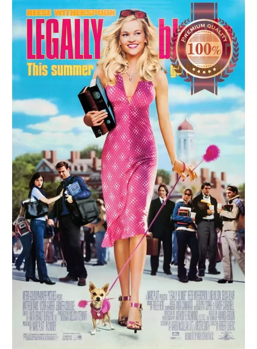 LEGALLY BLONDE 2001 ORIGINAL MOVIE FILM CINEMA PRINT PREMIUM POSTER LEGALLY BLONDE 2001 ORIGINAL MOVIE FILM CINEMA PRINT PREMIUM POSTER