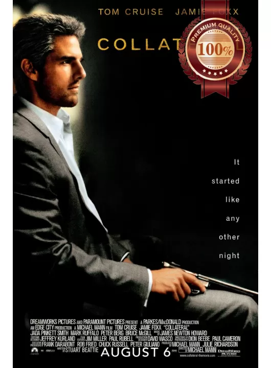 COLLATERAL 2004 TOM CRUISE ORIGINAL OFFICIAL CINEMA MOVIE PRINT PREMIUM POSTER COLLATERAL 2004 TOM CRUISE ORIGINAL OFFICIAL CINEMA MOVIE PRINT PREMIUM POSTER