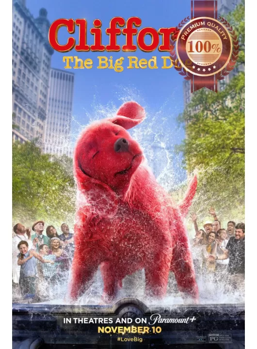 CLIFFORD THE BIG RED DOG 21 ORIGINAL OFFICIAL CINEMA MOVIE PRINT PREMIUM POSTER CLIFFORD THE BIG RED DOG 21 ORIGINAL OFFICIAL CINEMA MOVIE PRINT PREMIUM POSTER
