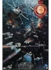 STAR WARS X-WING DOG FIGHT OIL PAINTING CLASSIC ART PRINT PREMIUM POSTER