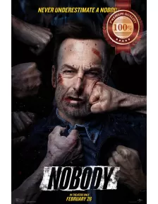 NOBODY 2021 HUTCH ORIGINAL OFFICIAL CINEMA FILM MOVIE PRINT PREMIUM POSTER