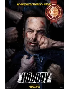 NOBODY 2021 HUTCH ORIGINAL OFFICIAL CINEMA FILM MOVIE PRINT PREMIUM POSTER