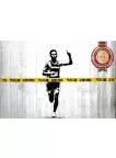 BANKSY RUNNER DO NOT CROSS POLICE LINE ORIGINAL PHOTO PRINT PREMIUM POSTER