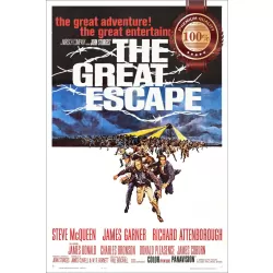 THE GREAT ESCAPE 1963 60s ORIGINAL OFFICIAL MOVIE FILM PRINT PREMIUM POSTER