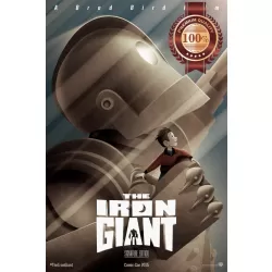 THE IRON GIANT 1999 90s COMIC-CON MOVIE ORIGINAL CINEMA ART PRINT PREMIUM POSTER
