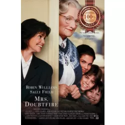 MRS DOUBTFIRE 1993 90s OFFICIAL ORIGINAL MOVIE FILM CINEMA PRINT PREMIUM POSTER