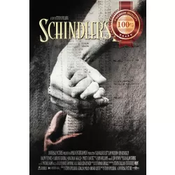 SCHINDLERS LIST STEVEN SPIELBERG FILM ORIGINAL MOVIE PRINT PREMIUM POSTER