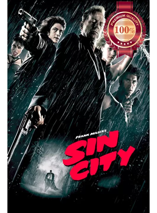 SIN CITY ORIGINAL OFFICIAL 2005 FRANK MILLER MOVIE FILM PRINT PREMIUM POSTER