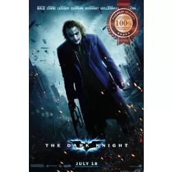 THE DARK KNIGHT JOKER WITH GUN HEATH FILM MOVIE CINEMA PRINT PREMIUM POSTER
