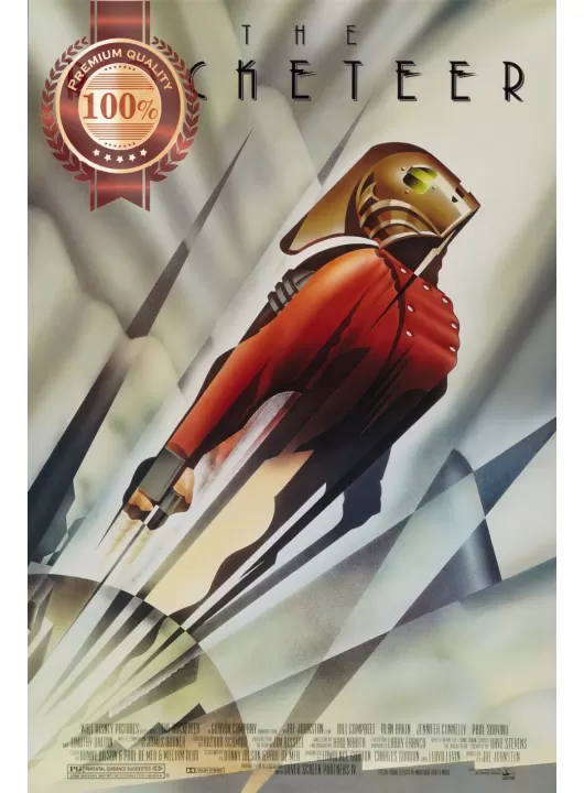 THE ROCKETEER 1991 90s ORIGINAL CINEMA MOVIE FILM ART PRINT PREMIUM POSTER
