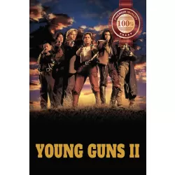 YOUNG GUNS II V2 1990 90s ORIGINAL CINEMA MOVIE FILM PRINT PREMIUM POSTER
