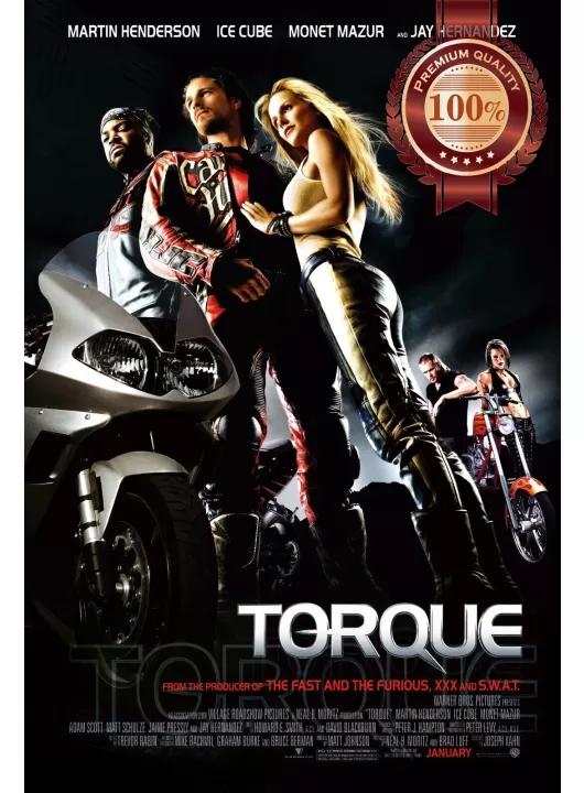 TORQUE 2004 ORIGINAL OFFICIAL CINEMA THEATRICAL MOVIE FILM PRINT PREMIUM POSTER