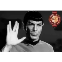 SPOCK HAND SIGN STAR TREK FAMOUS ACTOR CINEMA MOVIE PRINT PREMIUM POSTER