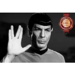SPOCK HAND SIGN STAR TREK FAMOUS ACTOR CINEMA MOVIE PRINT PREMIUM POSTER