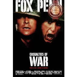 CASUALTIES OF WAR 1989 OFFICIAL ORIGINAL CINEMA MOVIE PRINT PREMIUM POSTER