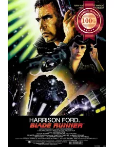 BLADE RUNNER HARRISON FORD 1982 ORIGINAL FILM MOVIE ART PRINT PREMIUM POSTER