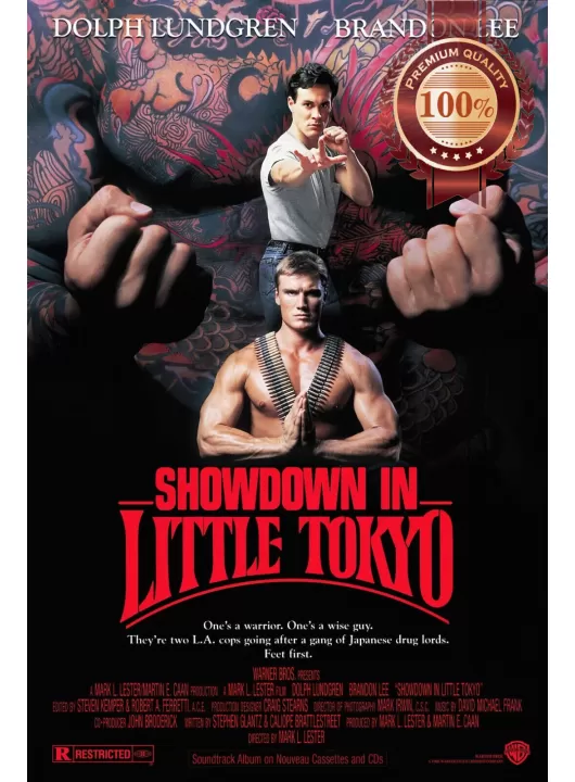 SHOWDOWN IN LITTLE TOKYO 1991 90s ORIGINAL MOVIE CINEMA PRINT PREMIUM POSTER SHOWDOWN IN LITTLE TOKYO 1991 90s ORIGINAL MOVIE CINEMA PRINT PREMIUM POSTER