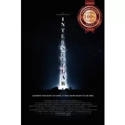 INTERSTELLAR 2014 STARS BACKGROUND MOVIE ORIGINAL CINEMA PRINT PREMIUM POSTER