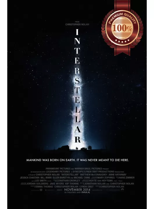 INTERSTELLAR 2014 STARS BACKGROUND MOVIE ORIGINAL CINEMA PRINT PREMIUM POSTER INTERSTELLAR 2014 STARS BACKGROUND MOVIE ORIGINAL CINEMA PRINT PREMIUM POSTER