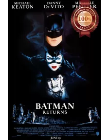 BATMAN RETURNS 1992 90s OFFICIAL ORIGINAL CINEMA FILM MOVIE PRINT PREMIUM POSTER