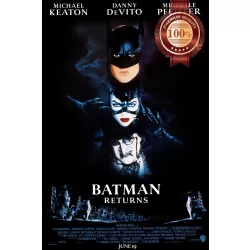 BATMAN RETURNS 1992 90s OFFICIAL ORIGINAL CINEMA FILM MOVIE PRINT PREMIUM POSTER