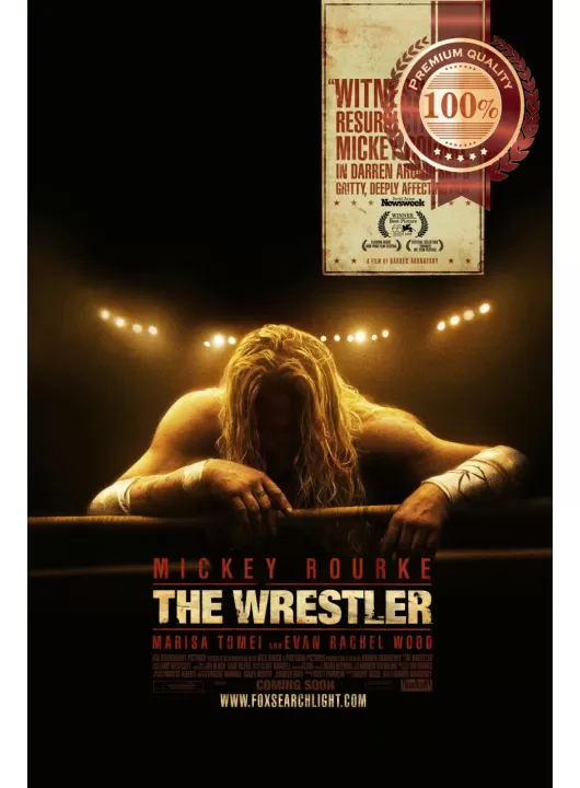 THE WRESTLER 2008 ORIGINAL OFFICIAL CINEMA FILM MOVIE PRINT PREMIUM POSTER THE WRESTLER 2008 ORIGINAL OFFICIAL CINEMA FILM MOVIE PRINT PREMIUM POSTER