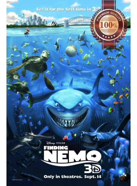 FINDING NEMO 2003 OFFICIAL ORIGINAL CINEMA MOVIE FILM PRINT PREMIUM POSTER FINDING NEMO 2003 OFFICIAL ORIGINAL CINEMA MOVIE FILM PRINT PREMIUM POSTER