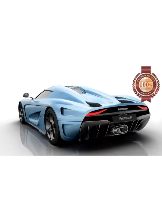 KOENIGSEGG REGERA BLU REAR SPORTS SUPER DREAM CAR PHOTO PRINT PREMIUM POSTER