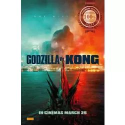 GODZILLA VS KONG V2 2021 KING KONG ORIGINAL CINEMA MOVIE PRINT PREMIUM POSTER