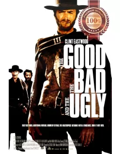 THE GOOD THE BAD AND THE UGLY 1966 60s CLINT EASTWOOD FILM MOVIE PRINT PREMIUM POSTER
