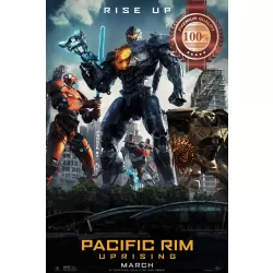 PACIFIC RIM 2 TWO UPRISING 2018 FILM MOVIE ORIGINAL CINEMA PRINT PREMIUM POSTER