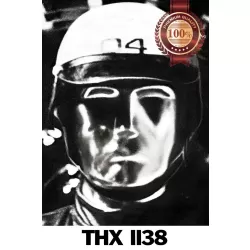 THX 1138 RETRO VINTAGE B&amp;W OFFICIAL ORIGINAL MOVIE FILM PRINT PREMIUM POSTER