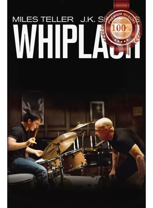 WHIPLASH 2014 J K SIMMONS CINEMA ORIGINAL MOVIE FILM PRINT PREMIUM POSTER