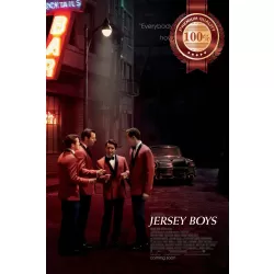 JERSEY BOYS 2014 OFFICIAL ORIGINAL CINEMA FILM MOVIE PRINT PREMIUM POSTER