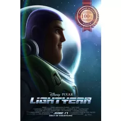 LIGHTYEAR 2022 DISNEY ORIGINAL OFFICIAL CINEMA MOVIE FILM PRINT PREMIUM POSTER