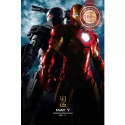 IRON MAN 2 V2 2010 TWO II IRONMAN 2010 ORIGINAL CINEMA MOVIE PRINT PREMIUM POSTER